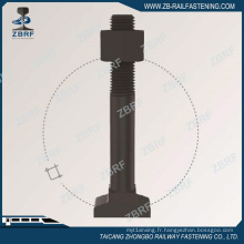 Boulon en T avec écrou hexagonal pour fixation J2